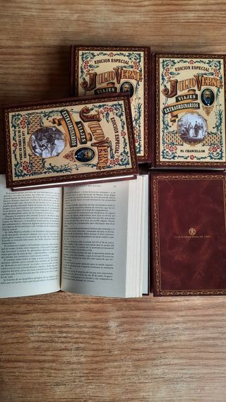 LOTE DE LIBROS DE JULIO VERNE