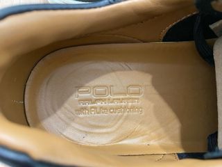 Zapatillas Polo Ralph Lauren Negras Piel