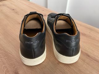 Zapatillas Polo Ralph Lauren Negras Piel