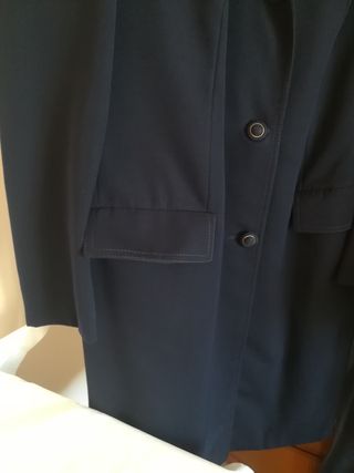 Cappotto donna lana, blu, Vintage