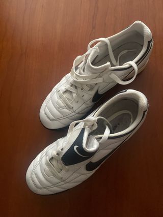 Zapatillas Nike Fútbol Sala Blancas