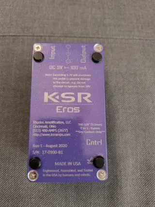 KSR Eros Boost/EQ Pedal