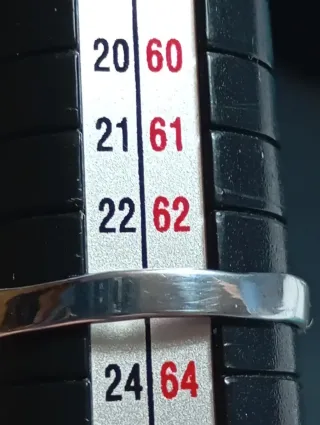 Anillo Plata Ley Turquenita,talla 23,5 mm