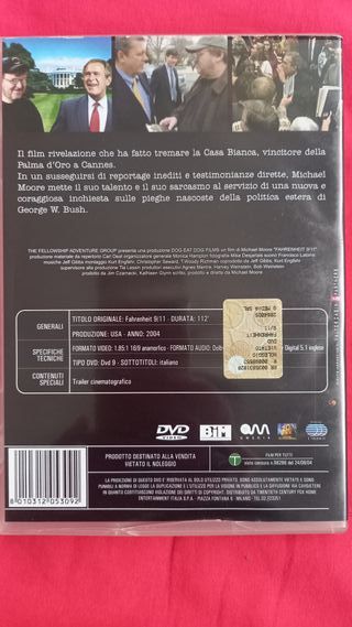 Fahrenheit 9/11 DVD Film Michael Moore