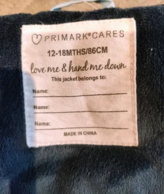 Chaqueta infantil dinosaurios 12-18 meses.