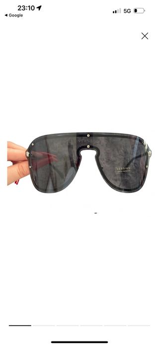 Gafas de sol Versace negras y grises