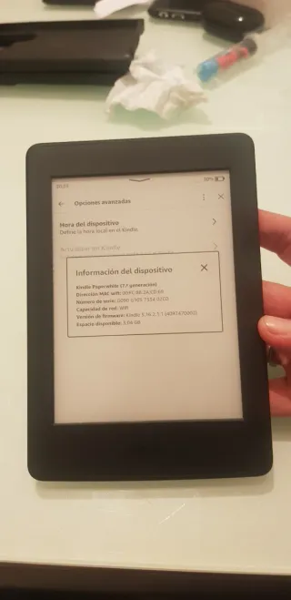 Ebook Kindle Paperwhite 7ª Gen Negro
