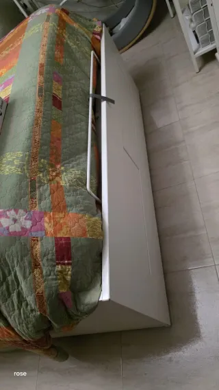 Canapé abatible BRIMNES blanco 140x200