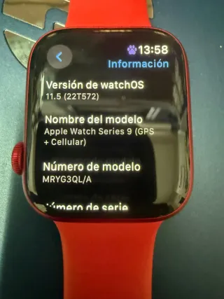Apple Watch Series 9 GPS + Celular Rojo