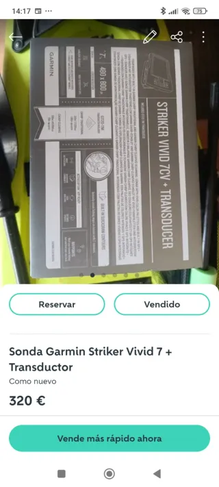 Kayak Ocean Kayak con motor y sonda