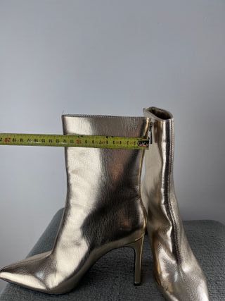 Botines dorados Pull&Bear talla 37