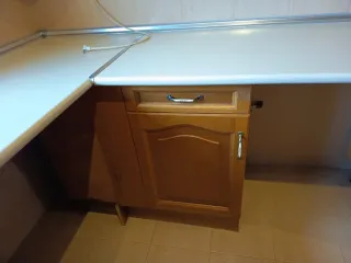 Muebles de cocina madera y metal