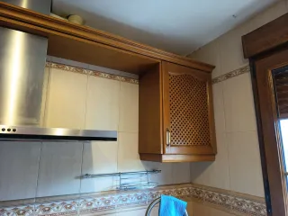 Muebles de cocina madera y metal