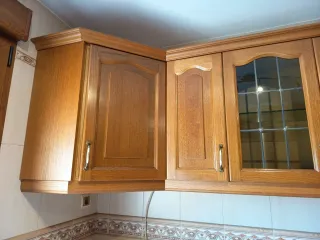 Muebles de cocina madera y metal