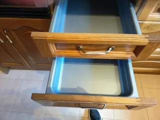 Muebles de cocina madera y metal