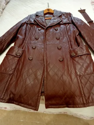 Abrigo Piel Señora Diseño Juvenil