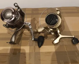 Lotto di 7 Mulinelli da Pesca di Diverse Marche