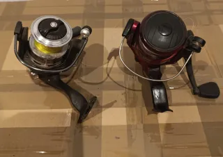 Lotto di 7 Mulinelli da Pesca di Diverse Marche