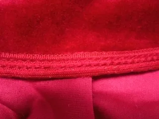 Funda Mesa Camilla Terciopelo burdeos