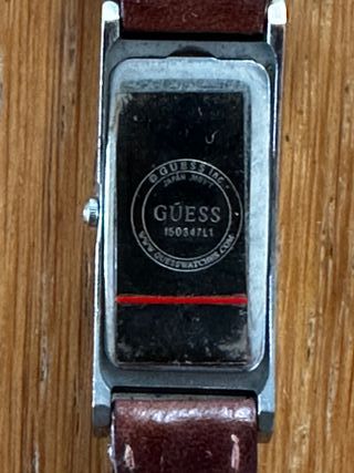 Reloj Guess Mujer Plata y Marrón