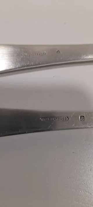 Juego Cuchara y Tenedor Plata