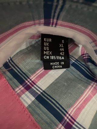 Camisa Pedro del Hierro cuadros gris y rosa