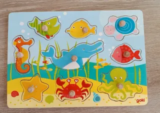 Lote juguetes madera: