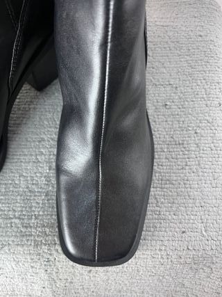 Botines Zara Piel Negro Talla 39