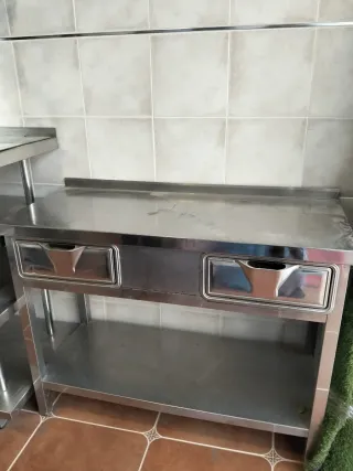 Lote Mobiliario Hostelería Acero Inoxidable