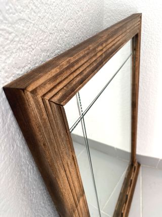 Espejo Vintage Madera Tallada Castellano