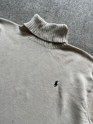 Jersey Polo Ralph Lauren Cuello Alto Beige