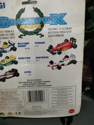 Modellino Corgi Grand Prix Racers Renault Mattel