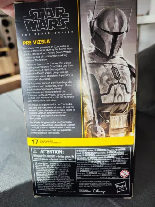 Figura Star Wars Pre Vizsla Black series