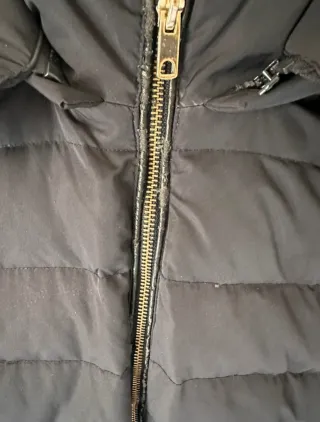 Cazadora de plumas Zara negra