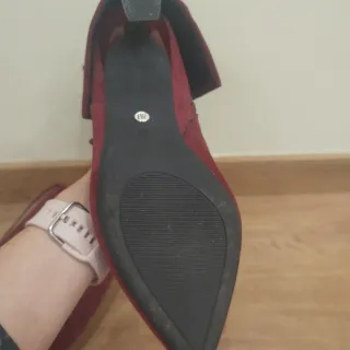 Botines burdeos talla 39