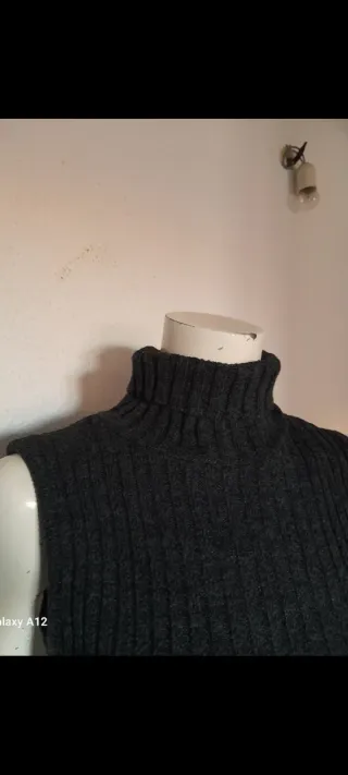 Vestido de punto gris GAS sin mangas