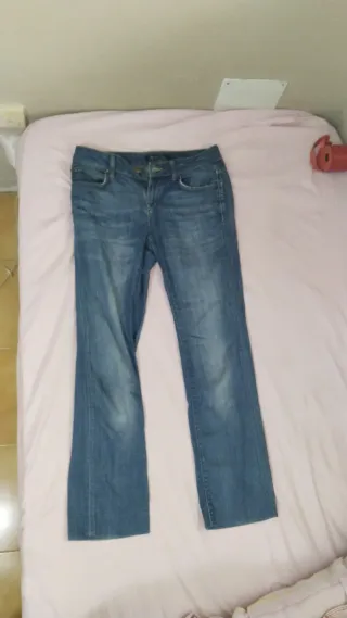 Vaqueros Massimo Dutti azul medio