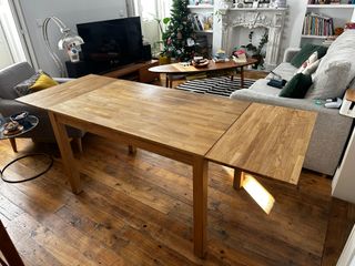 Mesa comedor extensible madera