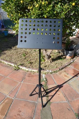 Atril para partituras de música