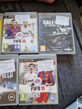 Lote 5 Juegos PS3