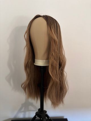 Peluca pelo natural Angela Navarro castaña