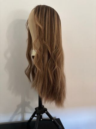 Peluca pelo natural Angela Navarro castaña