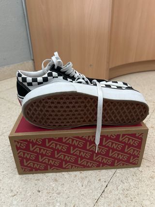 Vans Old Skool Plataforma Cuadros (precio negoc)