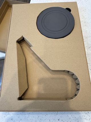 Base porta phon Dyson argento