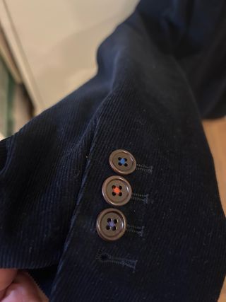 Traje pana azul purificacion garcia