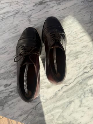 Brooks Brothers Made U.S.A. Scarpe Uomo 44 Marrone