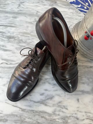 Brooks Brothers Made U.S.A. Scarpe Uomo 44 Marrone