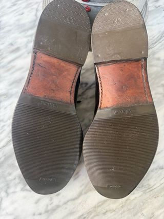 Brooks Brothers Made U.S.A. Scarpe Uomo 44 Marrone