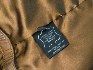 Chaqueta cuero patinado