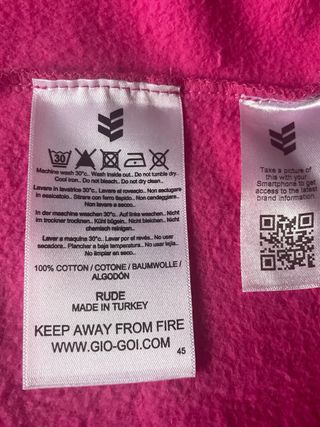 Sudadera Gio-Goi chica rosa